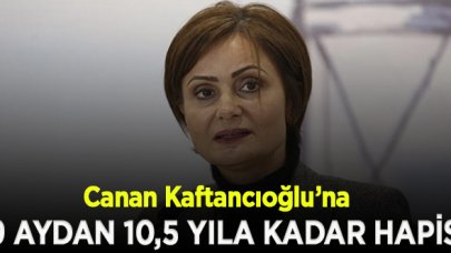 Canan Kaftancıoğlu 9 aydan 10,5 yıla kadar hapis istemiyle yargılanacak