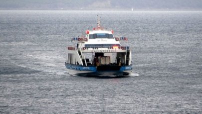 Gökçeada'ya bazı feribot seferlerine 'fırtına' engeli