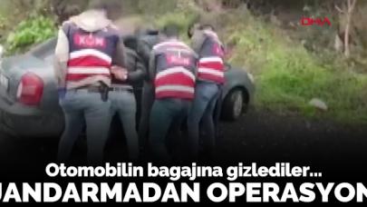 Büyükçekmece'de uyuşturucu operasyonu! Jandarma bagajda yakaladı...