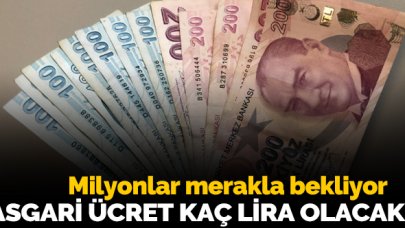 Milyonlarca vatandaş merakla bekliyor! 2021 asgari ücret kaç lira olacak?