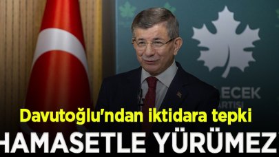 Davutoğlu: Diplomasi hamasetle yürümez!