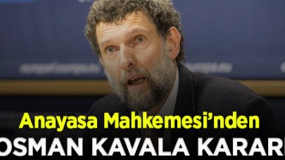 AYM'den Osman Kavala kararı