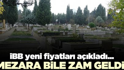 Mezara bile zam geldi!