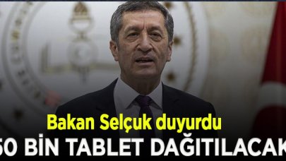 Bakan Selçuk: Bu hafta da 50 bin tablet dağıtacağız