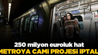 İBB israfın önüne geçti: Camiye VIP metro projesi iptal