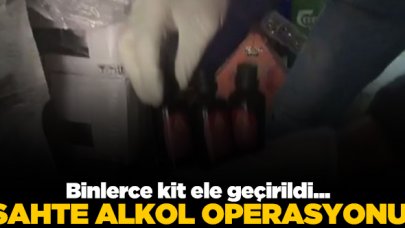 Bayrampaşa'da sahte alkol operasyonu