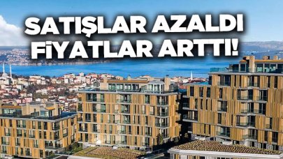 İstanbul'da konut satışları düştü fiyatlar arttı