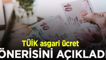 TÜİK asgari ücret önerisini açıkladı