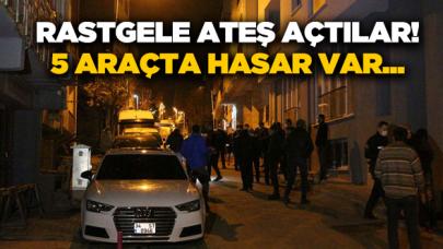 Şişli’de rastgele ateş açan saldırganlar 5 araca hasar verdi