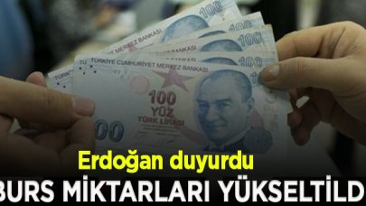 Erdoğan duyurdu! İşte 2021 burs ve kredi ücretleri