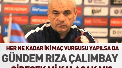 Rıza Çalımbay'ın kaderi belli oluyor