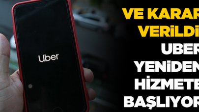 Ve karar bozuldu! UBER araçlar yeniden trafiğe çıkacak