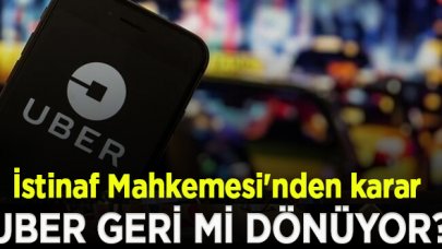 İstinaf Mahkemesi’nden UBER kararı