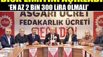 Asgari ücret en az 2 bin 300 lira olmalı