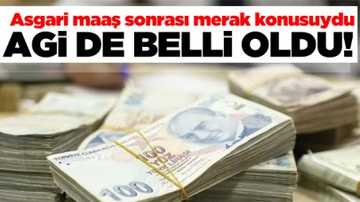 2021 AGİ kaç lira? İşte bekar, evli ve çocuk durumuna göre yeni AGİ ücretleri