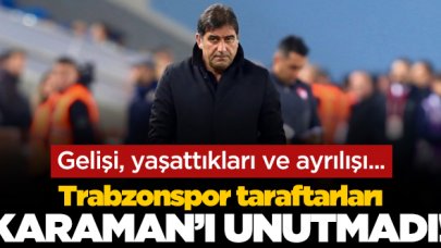 Trabzonspor taraftarı Ünal Karaman'ı unutmadı!