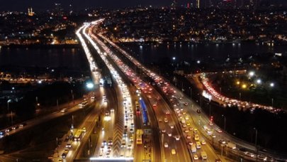 İstanbul'da trafik yoğunluğu