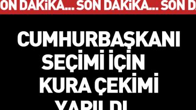 Cumhurbaşkanı seçiminde hangi aday kaçıncı sırada olacak