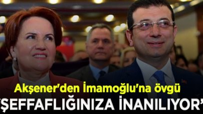 Akşener'den İmamoğlu'na: Beyler tefeci faizi ile borçlanıyorken siz kredi buluyorsunuz