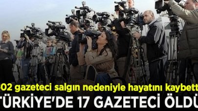 602 gazeteci salgın nedeniyle hayatını kaybetti