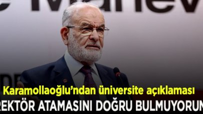 Karamollaoğlu'ndan Boğaziçi açıklaması: Rektör atamasını doğru bulmuyorum