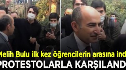 Boğaziçi Üniversitesi Rektörü Melih Bulu, ilk kez öğrencilerin arasına indi