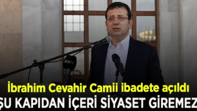 Beylikdüzü’ndeki İbrahim Cevahir Camii, ibadete açıldı