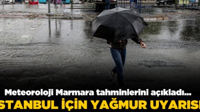 İstanbullular dikkat! Meteoroloji'den yağmur uyarısı...