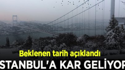 İstanbul'a kar geliyor!