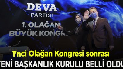 DEVA Partisi'nde yeni Başkanlık Kurulu belli oldu