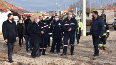 Başkan Albayrak'tan yağmur ve fırtınada zarar gören Şarköy'de inceleme