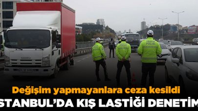 İstanbul'da kış lastiği denetimi