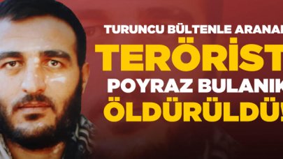 Turuncu kategoride aranan terörist Poyraz Bulanık öldürüldü