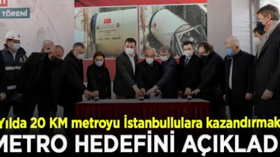 İmamoğlu yeni metro hedefini açıkladı: Hedef yılda 20 KM metroyu İstanbullulara kazandırmak