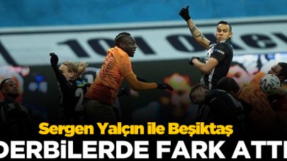 Beşiktaş derbilerde fark attı