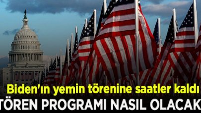 Joe Biden'ın yemin törenine saatler kaldı! Programda neler var, kimler katılacak?