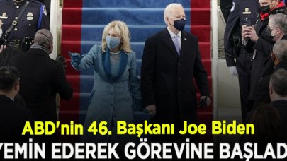 ABD'nin 46. Başkanı Biden yemin ederek görevine başladı