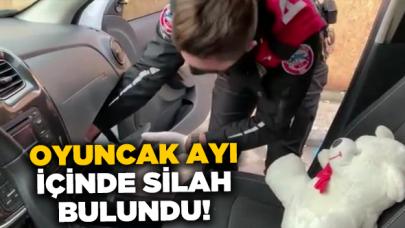 Oyuncak ayı içinde silah bulundu