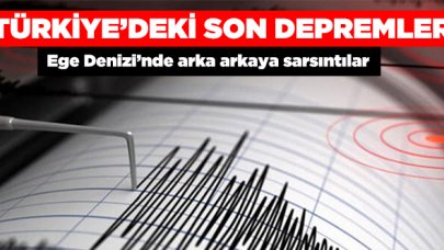 Türkiye son dakika depremleri - Ege Denizi depremleri şiddeti kaç? 21 Ocak Perşembe