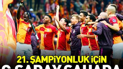 Galatasaray şampiyonluk için sahada