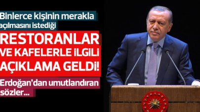 Restoran ve kafeler yeniden açılacak mı? Erdoğan'dan o soruya yanıt geldi