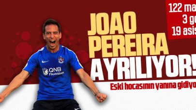 Joao Pereira Trabzonspor'dan ayrılıyor! İşte yeni takımı...