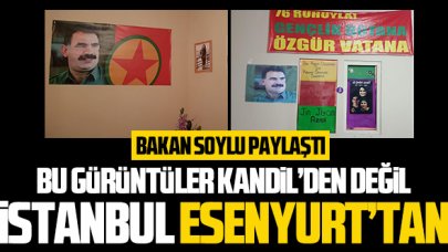 HDP Esenyurt İlçe Başkanlığı'na terör operasyonu! Bakan Soylu o fotoğrafları paylaştı