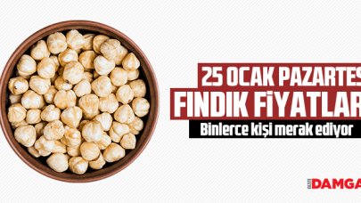 25 Ocak 2021 Pazartesi fındık fiyatları | Fındık kaç lira?