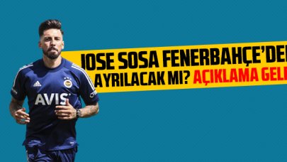 Jose Sosa Fenerbahçe'den ayrılacak mı? Açıklama geldi...