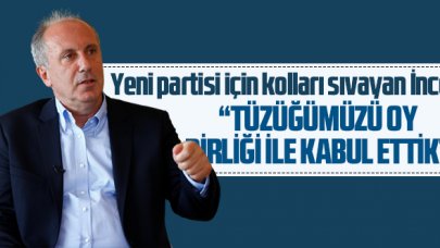 Muharrem İnce: Tüzüğümüzü oy birliği ile kabul ettik