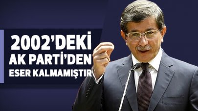 Davutoğlu'ndan Erdoğan'a sert sözler: 2002’nin AK Partisi bugün olsa Bahçeli kapatalım der, Erdoğan gayri milli ve terörist ilan eder