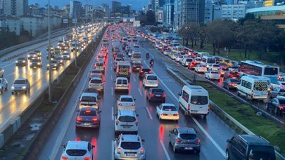 İstanbul'da trafik yoğunluğu yüzde 78'e çıktı