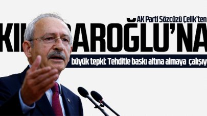 Ömer Çelik'ten Kılıçdaroğlu'na; "Yargı mensuplarını tehdit edip, baskı kurmaya çalışıyorsunuz"