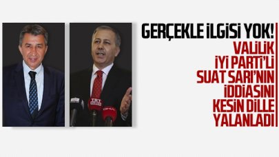 İstanbul Valiliği Suat Sarı'nın iddiasını kesin bir dille yalanladı: Gerçekle ilgisi yok!